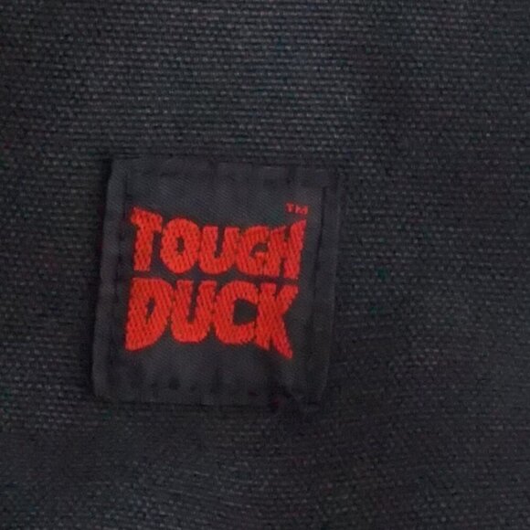 Vintage Tough Duck Black Canvas Detroit Style Corduroy Collar Zip Up Jacket 2XL - Picture 5 of 15